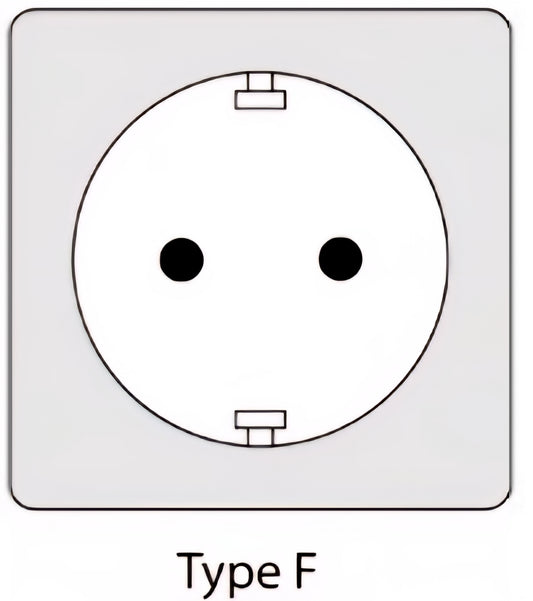 Triple socket "Rubber" orange with cover hermetic IP44 250V, 16A, SCHUKO 2P+Z, 3KMP-FO, Bylion