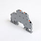 ONKA 4mm2, 2-way spring-loaded terminal block DIN rail terminal 4-wire gray, 1020406