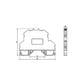 OPK-C 2.5 mm² double DIN rail spring clamp