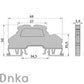 ONKA 2,5mm2, 2-stufiger Federleistenklemmblock DIN-Schienen-Klemmblock 4-adrig grau, 1020379