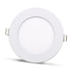 2 pieces - round LED panel 6W / 540Lm white circular recessed (incl. power supply) 4000K YL10-0607