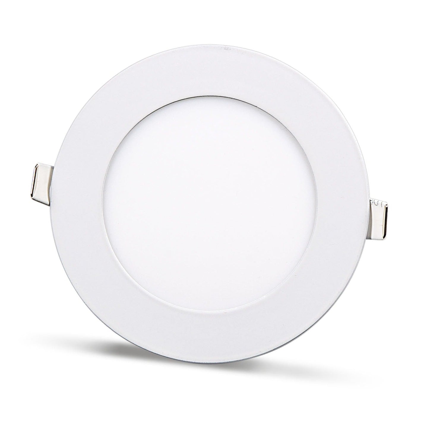 2 pieces - round LED panel 6W / 540Lm white circular recessed (incl. power supply) 4000K YL10-0607