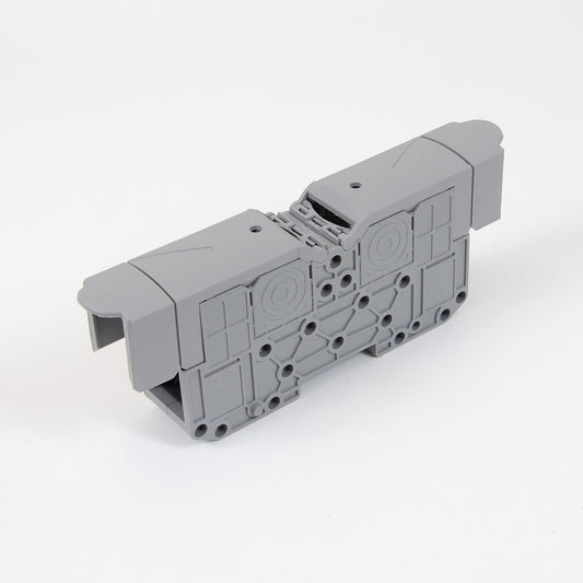 ONKA 70mm2 M8 Schraubschienenverbinder Reihenklemme mit Schutzkappe, grau, 1030045