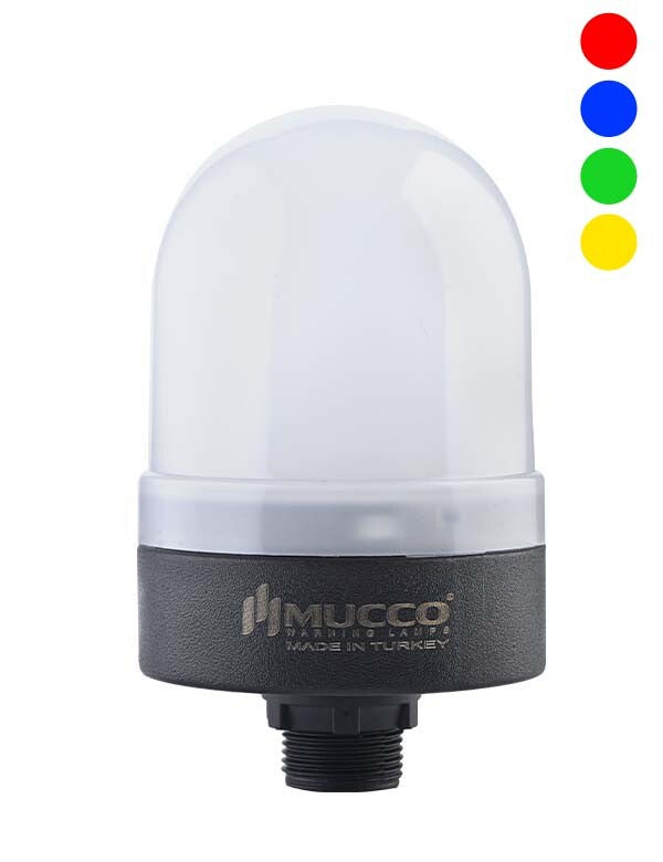 Signal light with surface mounting, multi-color RGB