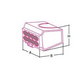 Transparent cable connector push-in 2.5 mm², 8-pole