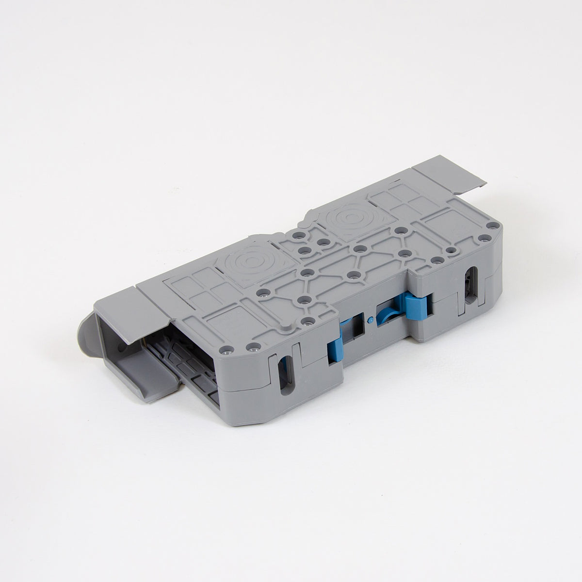 ONKA 70mm2 M8 Schraubschienenverbinder Reihenklemme mit Schutzkappe, grau, 1030045