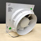 Alize ARS - Axialer Wandlüfter für Bad/WC, weiß, mit Gitter, leise 150 mm, 280 m3/h, 348564