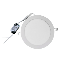2 pieces SLIM LED panel cold white / 6500K 12W / 1080Lm round recessed round (incl. power supply) 6500K YL10-1200