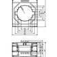 ONKA current transformer - CURRENT TRANSFORMER 1200/5A, 80MM, CLASS 0.5S, 15VA (TK8012005309 / 80011770)