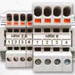 ONKA 2.5mm2 hybrid screw/spring rail terminal block, DIN rail terminal block, 2-wire, grey, 1040002