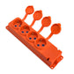 4x Gummisteckdose "Gummi" orange mit Deckel hermetisch IP44, 250V, 16A, SCHUKO 2P+Z, 4KMP-F-O, Bylion