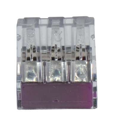 TRANSPARENT 3-pole plug 2.5 mm²