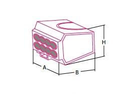 TRANSPARENT 3-pole plug 2.5 mm²